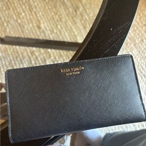 Kate Spade Black Leather Wallet